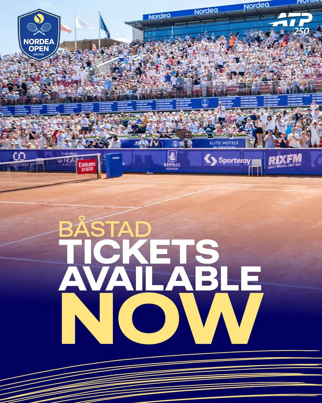 Get your tickets now - Nordea Open ATP