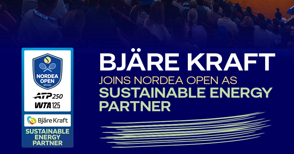 Bjäre Kraft - Sustainable Partner - Nordea Open